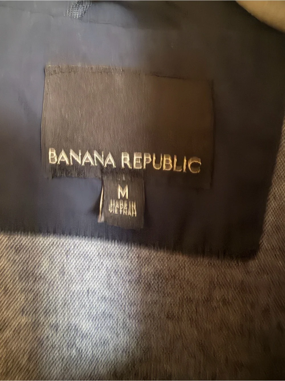Banana Republic Navy Bomber Jacket with Zip Chest Pocket
